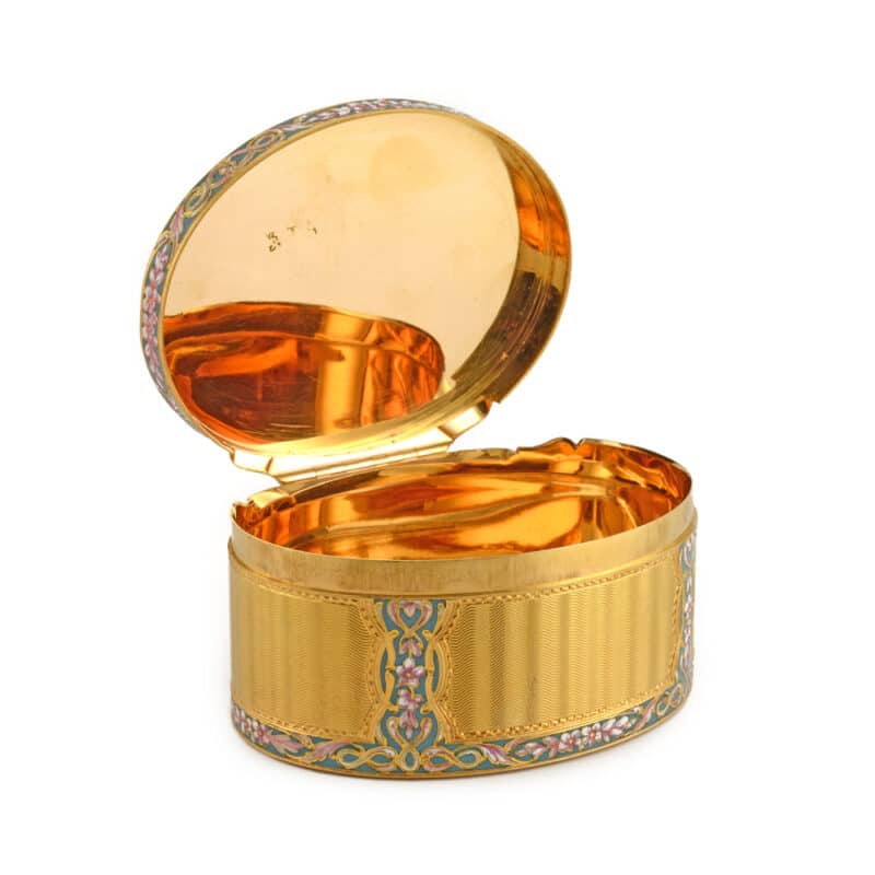 A Swiss Gold and Enamel Imperial Presentation Snuff Box for Russian Grand Duke Paul Petrovich and Grand Duchess Maria Feodorovna - Image 6